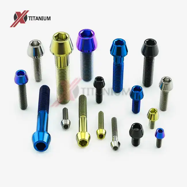 GR5 Titanium Tapered Allen Head Bolts